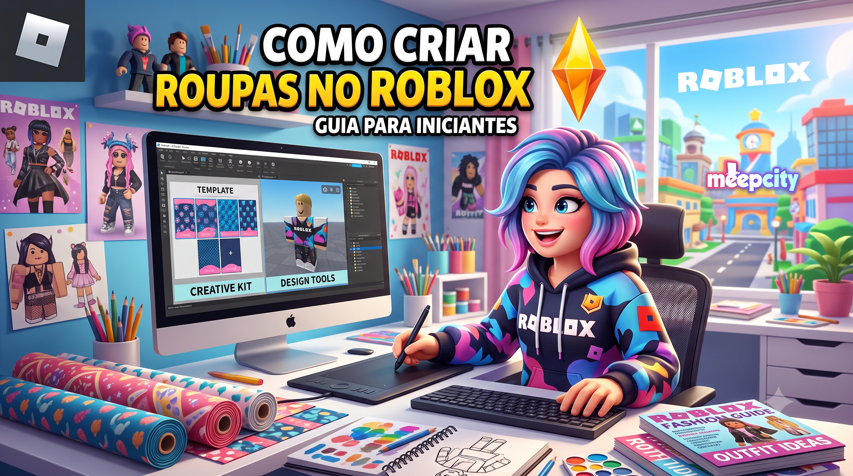 Como Criar Roupas no Roblox: Guia para Iniciantes