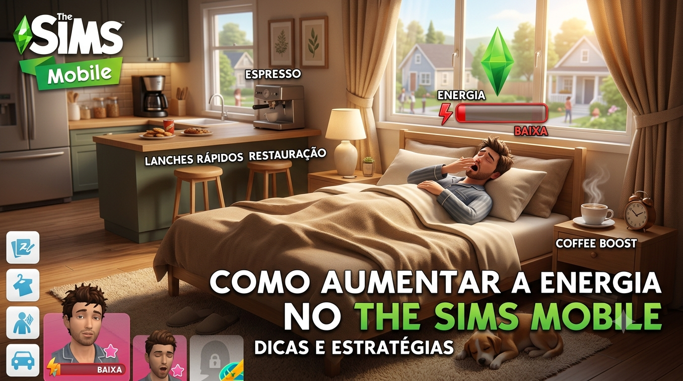 Como Aumentar a Energia no The Sims Mobile